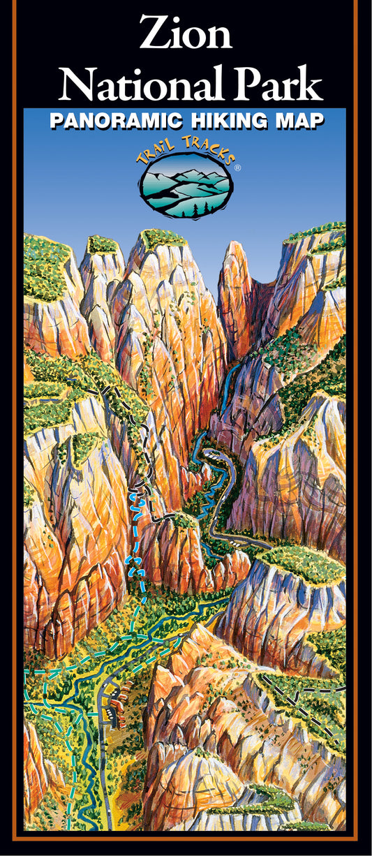 Zion National Park Hiking Map